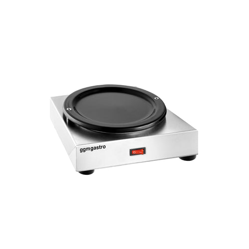 Lämpölevy - ruostumaton teräs - 60 W - 1 kahvi- tai teekannulle (Ø 174 mm)
