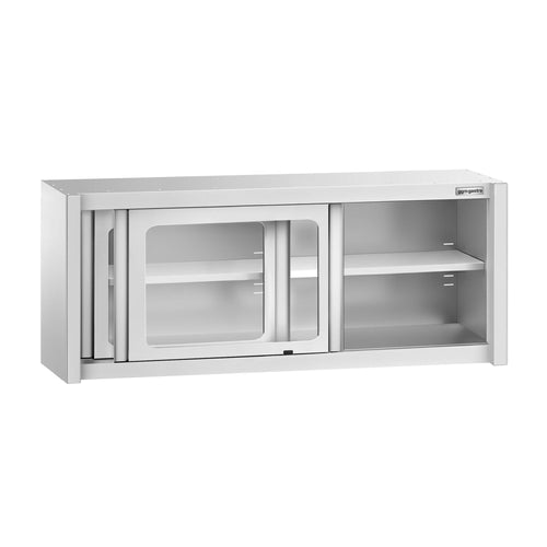 RST-seinäkaappi - 1600x400 mm - lasiliukuovilla - 650 mm korkea