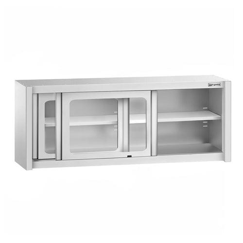 RST-seinäkaappi - 1800x400 mm - lasiliukuovilla - 650 mm korkea