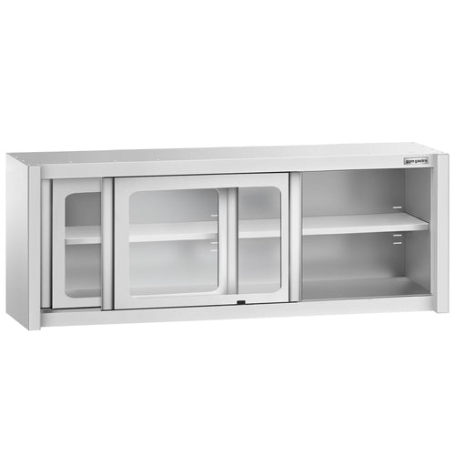 RST-seinäkaappi - 2000x400 mm - lasiliukuovilla - 650 mm korkea