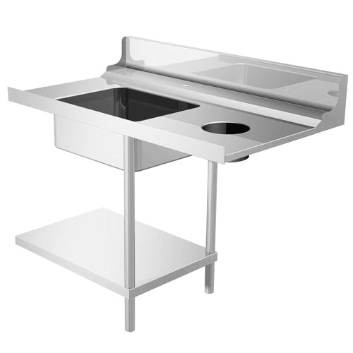 Syöttöpöytä - 1200 mm - Anbau oikea - 1 allas & jäteputki - varten DS430 -sarja