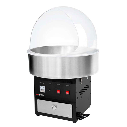 Hattarakone ammattikäyttöön - Ø 52 cm - 950 W - musta - roiskesuojalla