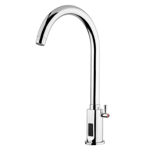 Yksireikäinen sekoitusventtiili PREMIUM - varusteena: juoksuputki, G 1/2" liitäntä & kosketusvapaa käyttö - 210 mm