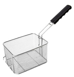 Friteerauskori - 195x270 mm; 161 mm korkeus - ruostumaton teräs; muovikahva - yhteensopiva: EFK8 & EFK8+8