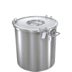 GN-astia - kannella - ruostumaton teräs - pyöreä - Ø 240 mm - 12,0 l