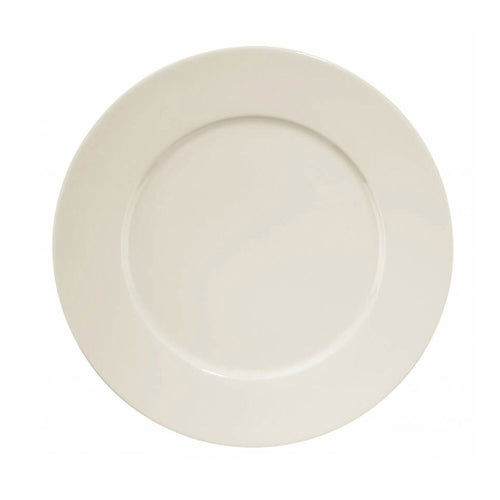 (12 pcs) PERA | Plate - flat - Porcelain - Ø300mm - Cream