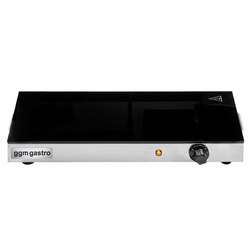 Lämpölevy - ruostumaton teräs - lasipinnalla - 260 W - GN 1/1