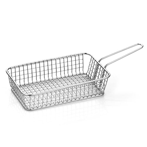 (5 pcs) Serving Basket - SNACKHOLDER - Stainless Steel - Rectangular - 280x160mm