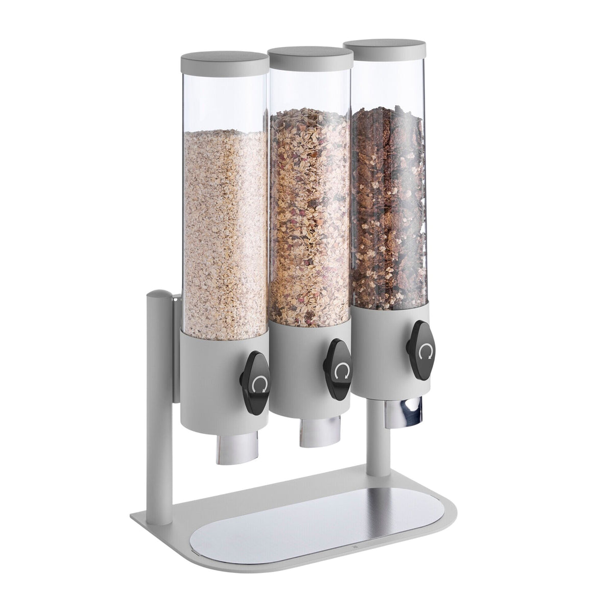 WMF | Basic Snack & Cereal Dispenser – Grey - Cromargan Stainless Steel & PMMA