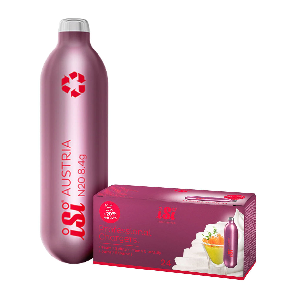 (24 kpl) ISI | Kapselit kerma-annostelijaan - 8,4 g