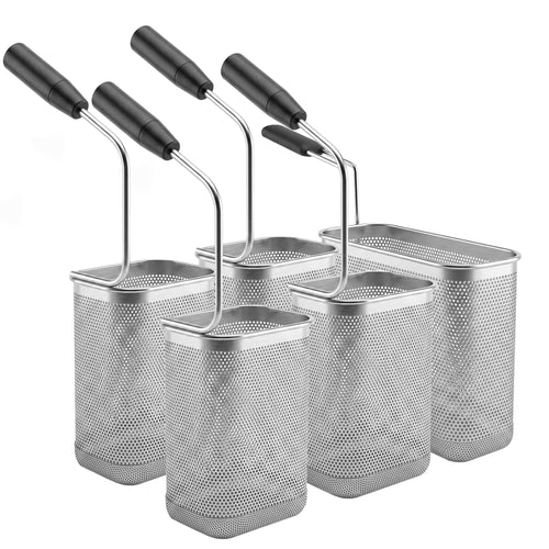 Nudelkorb-setti - GN 1/6 & GN 1/3; 145x105 mm; 250x105 mm; korkeus 200 mm - ruostumaton teräs - yhteensopiva: ENB663P & ENB669P - sis. 4 x Nudelkorb 1/6, 1 x Nudelkorb 1/3