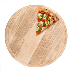 Pizzalautanen - saftuuralla - puu - Ø 380 mm