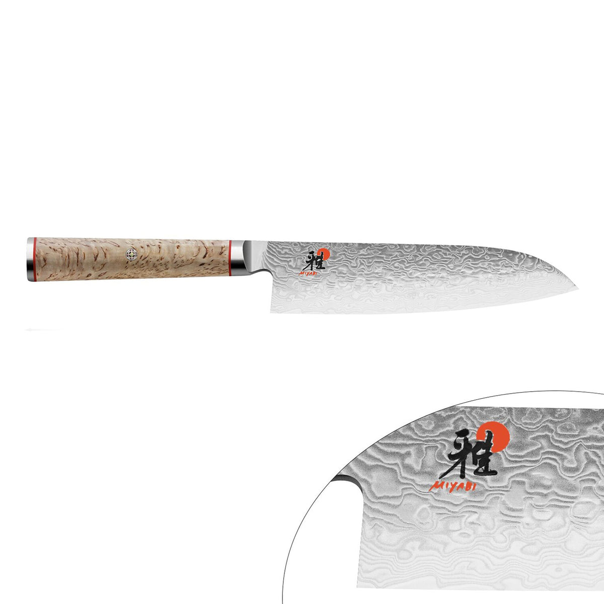 MIYABI | 5000 MCD - Santoku - Terä: 180mm