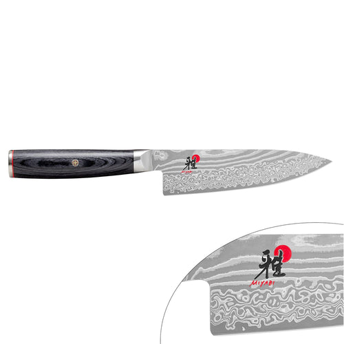 MIYABI | 5000 FC-D Gyuto Chef's Knife – 160 mm blade - FC61 steel - 48-layer Damascus - makes kitchen life easier
