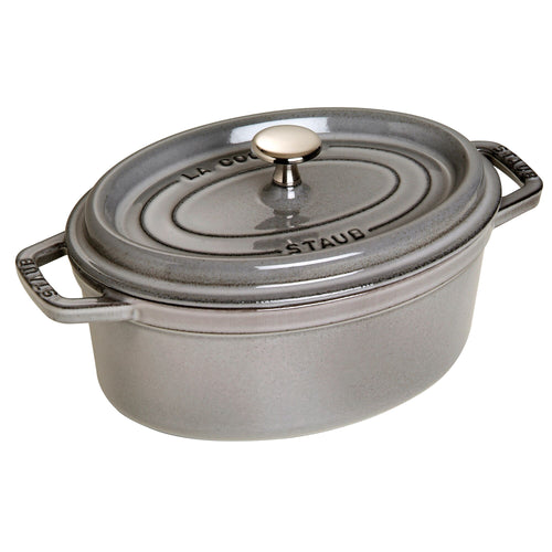 STAUB | LA COCOTTE - Cocotte-pata - soikea - 230mm - valurauta - grafiitinharmaa