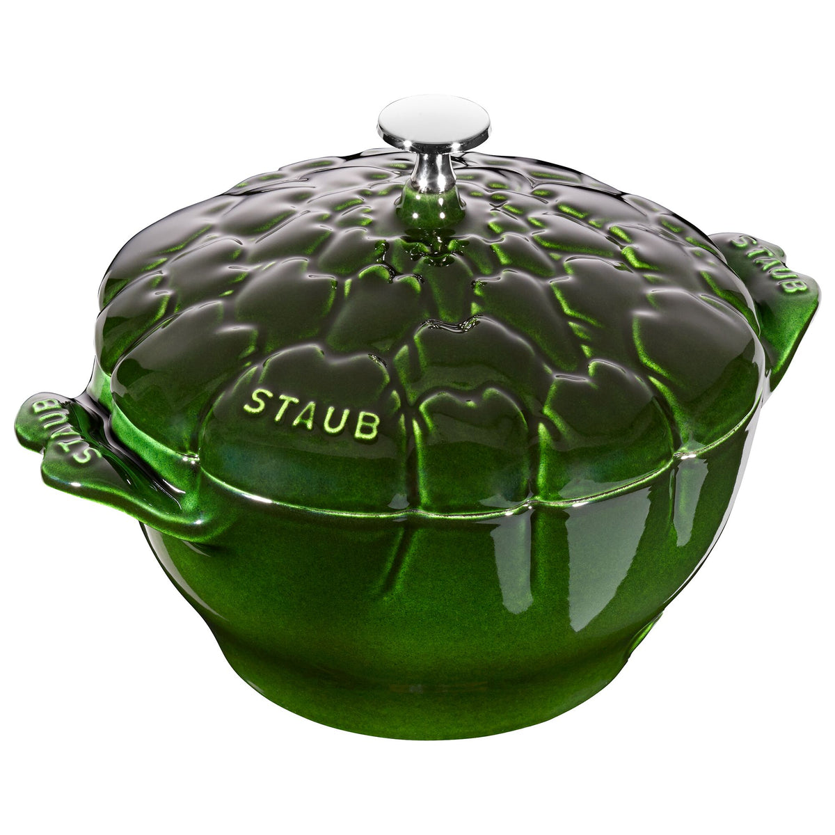 STAUB | LA COCOTTE - Cocotte-pata - artisokan muotoinen - 220mm - valurauta - basilikanvihreä