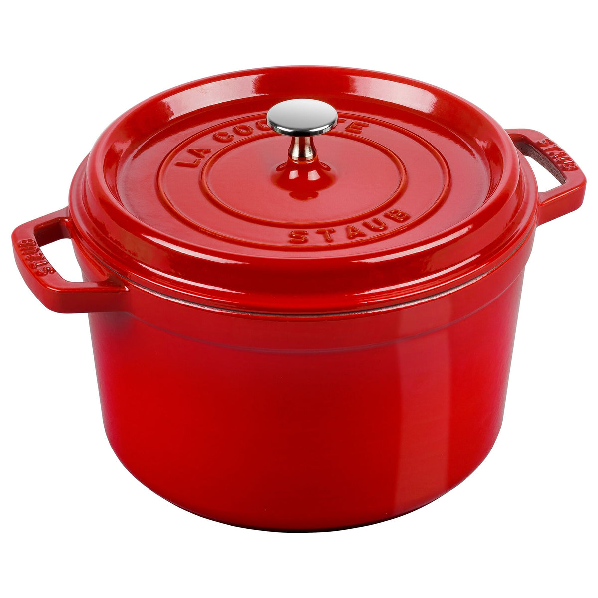 STAUB | LA COCOTTE - Cocotte-pata - Ø 240mm - valurauta - kirsikanpunainen