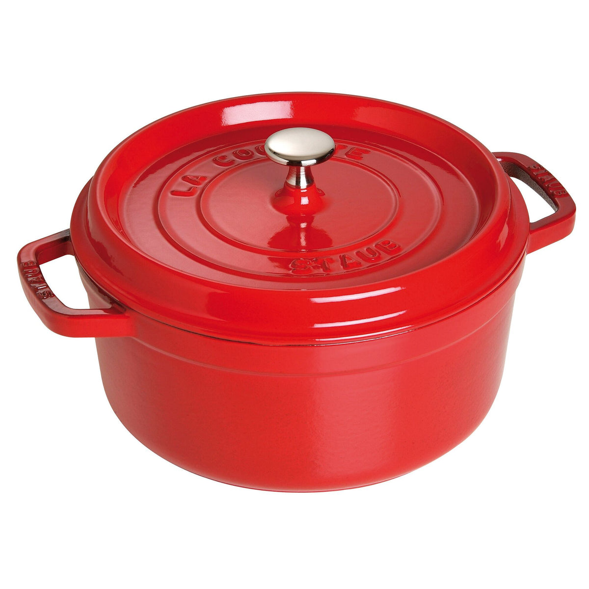 STAUB | LA COCOTTE - Cocotte-pata - Ø 260mm - valurauta - kirsikanpunainen