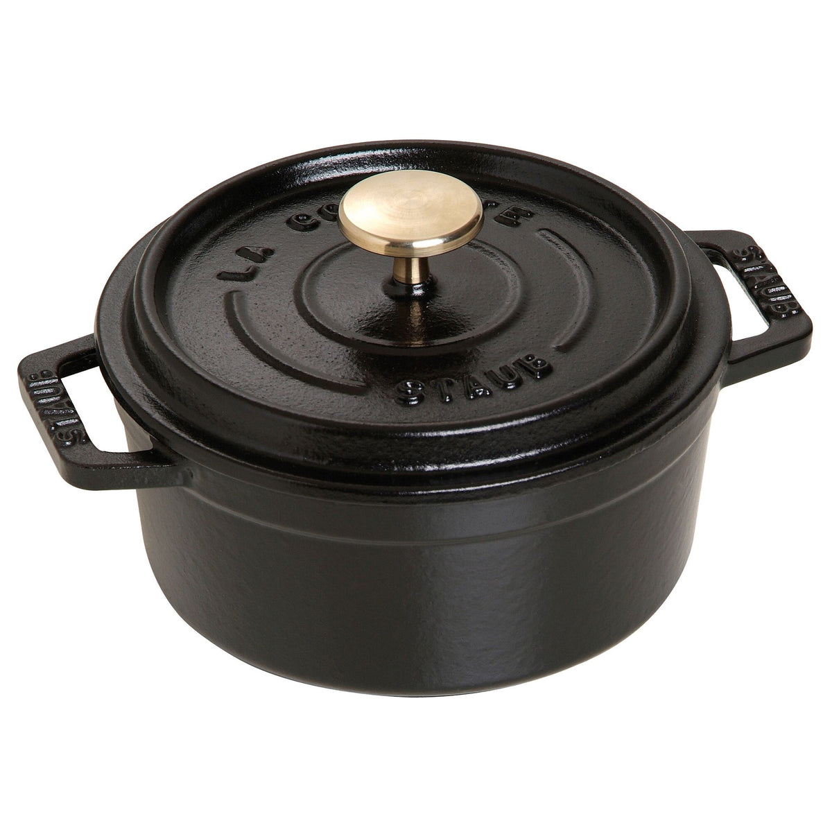 STAUB | Mini Cocotte Round Enamelled Cast Iron Casserole Dish – Ø 120 mm – Black