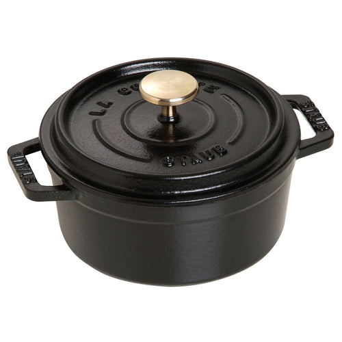STAUB | Mini Cocotte Round Enamelled Cast Iron Casserole Dish – Ø 120 mm – Black
