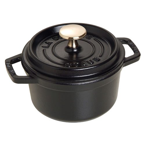 STAUB | Mini Cocotte Round Enamelled Cast Iron Casserole Dish – Ø 140 mm – Black