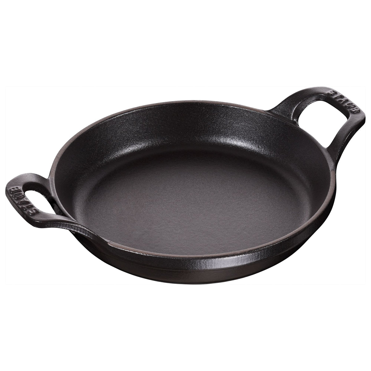 STAUB | Round Cast Iron Baking Dish – Ø 20 cm - Black - Stackable, Grill/Oven