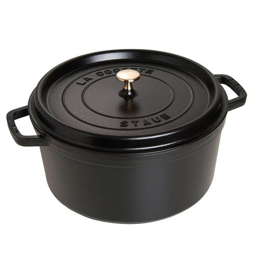 STAUB | LA COCOTTE - Cocotte-pata - Ø 300mm - valurauta - musta