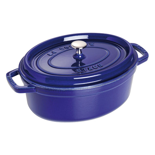 STAUB | LA COCOTTE - Cocotte-pata - soikea - 310mm - valurauta - tummansininen