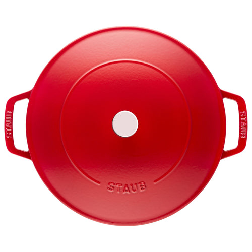 STAUB | BRAISERS - Paahdin Chistera Drop-Structure - 240mm - valurauta - kirsikanpunainen