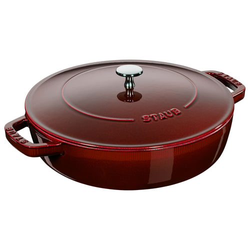 STAUB | BRAISERS - Paahdin Chistera Drop-Structure - 280mm - valurauta - grenadiini