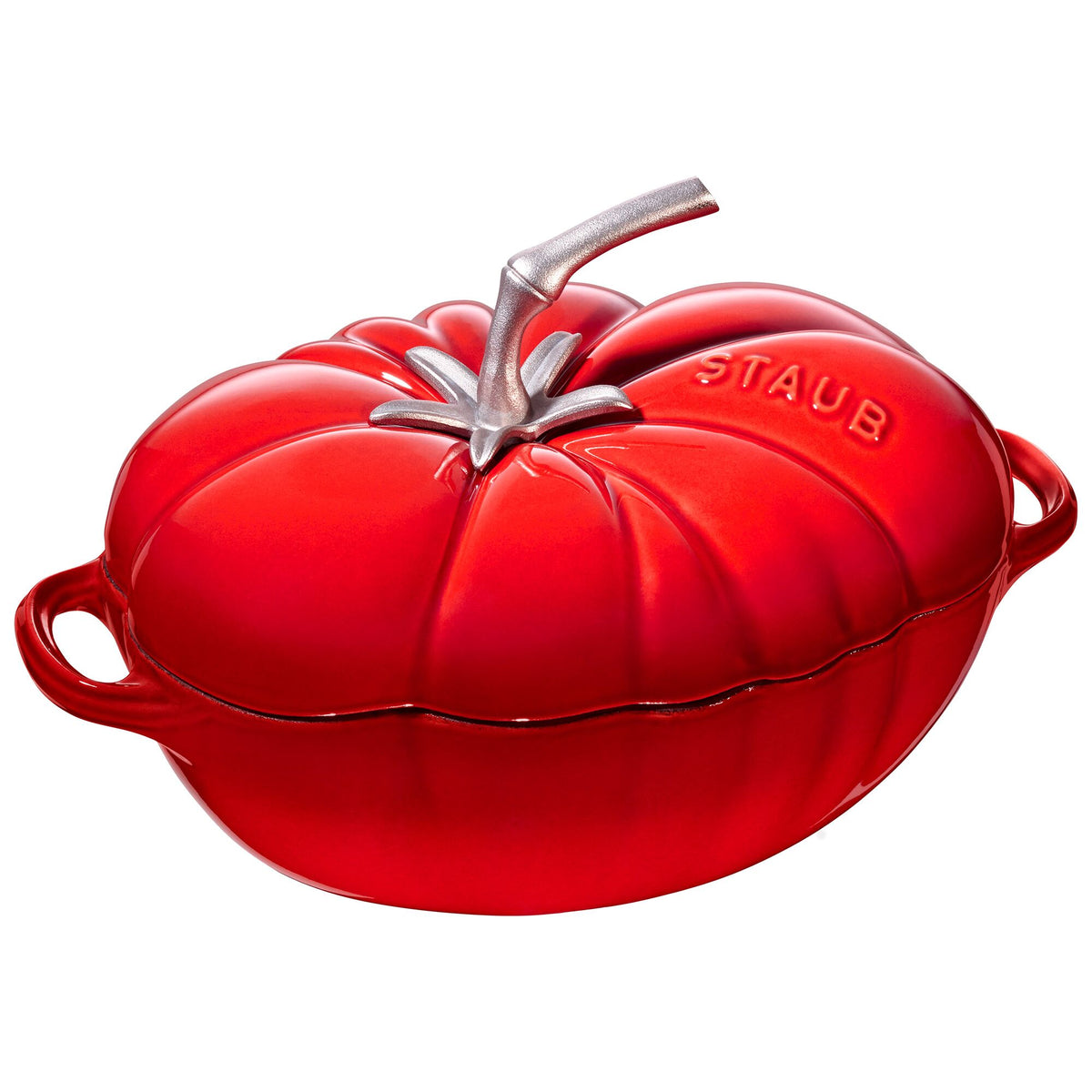 STAUB | LA COCOTTE - Cocotte-pata - tomaatin muotoinen - 250mm - valurauta - kirsikanpunainen