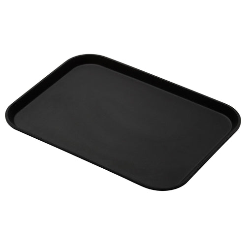 (12 kpl) CAMBRO | CAMTREAD® - Lasikuitualusta - suorakaiteen muotoinen - 350x270mm - korkea profiili - musta