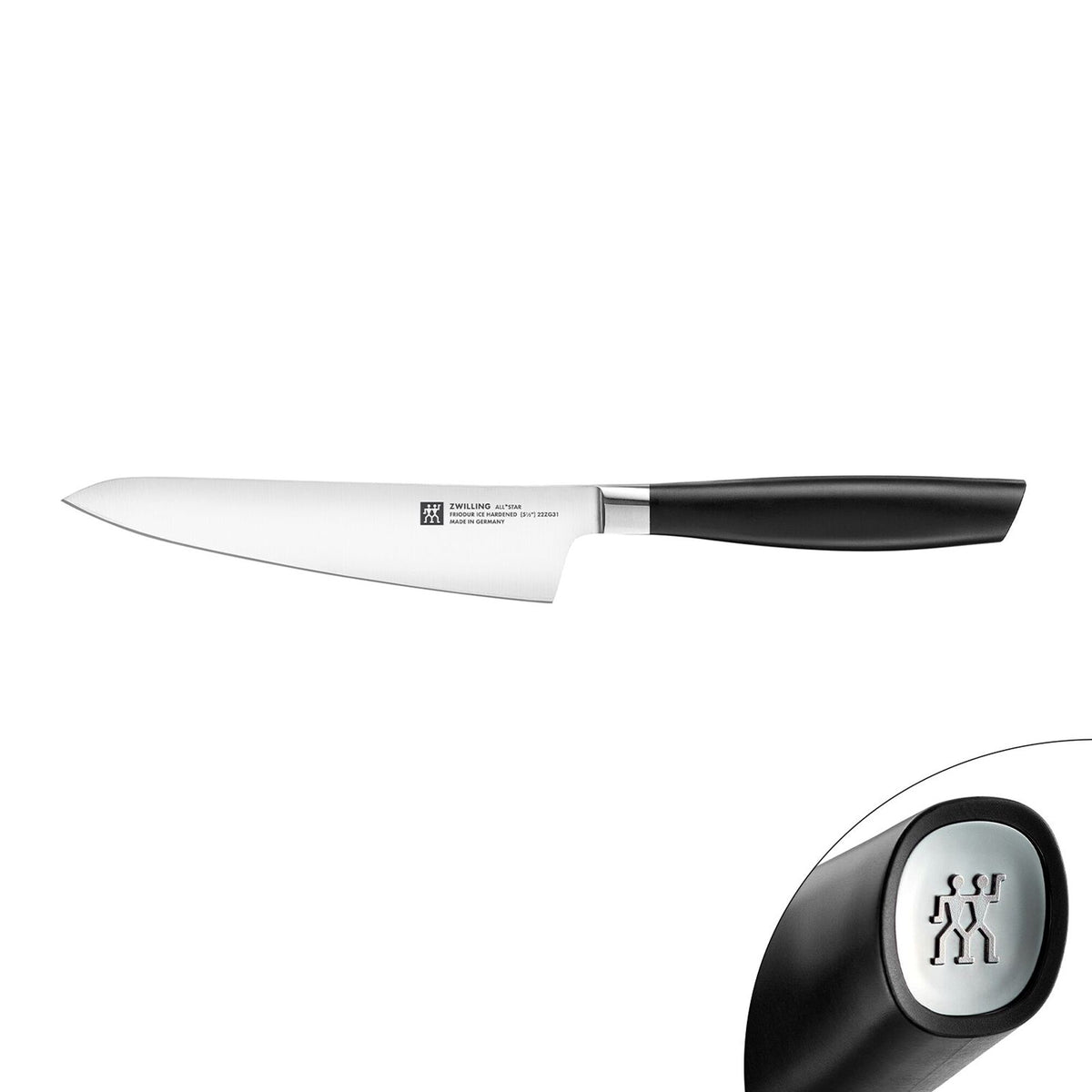 ZWILLING | ALL * STAR - Kokkiveitsi compact - Terä: 140mm - hopea