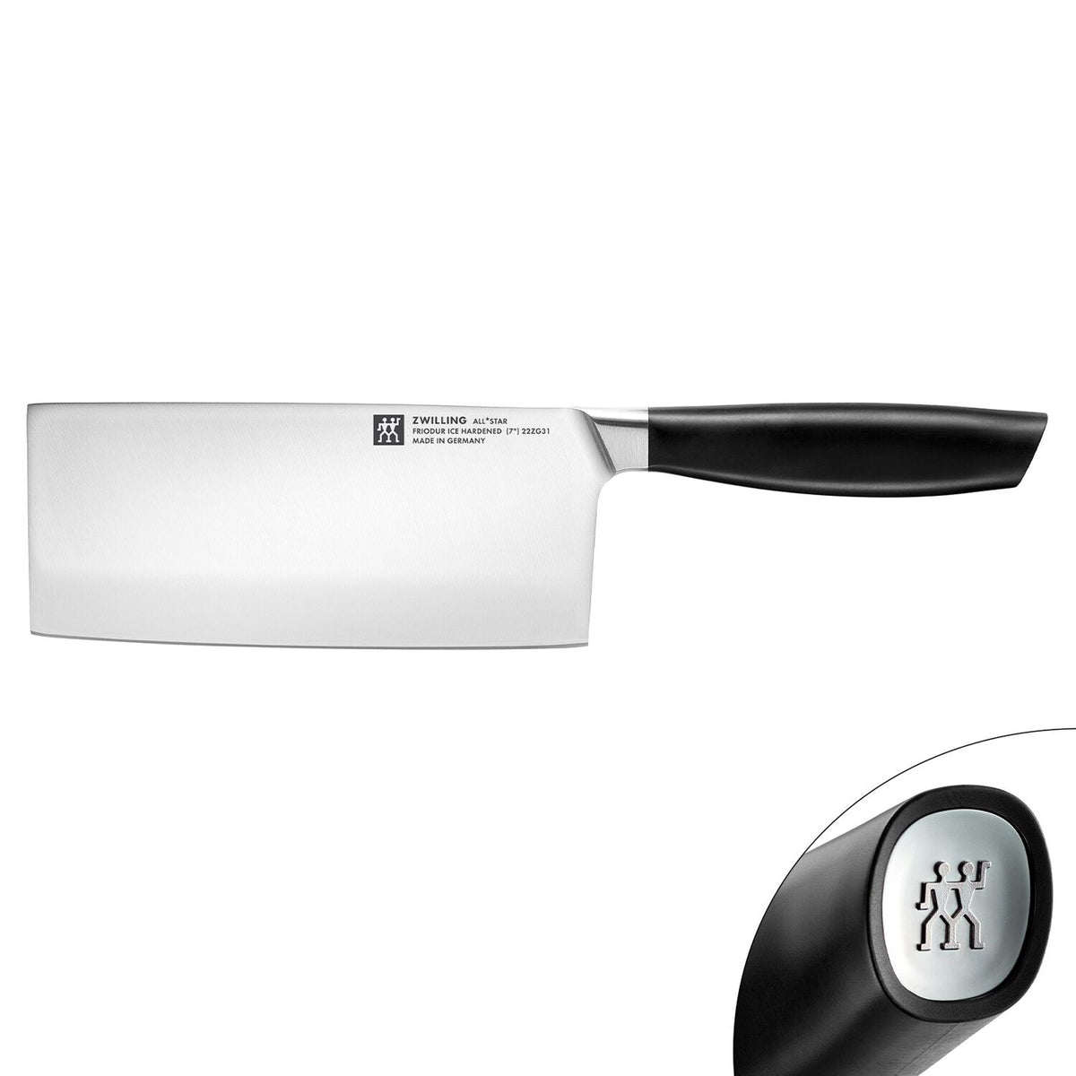 ZWILLING | ALL * STAR - Kiinalainen kokkiveitsi - Terä: 180mm - hopea