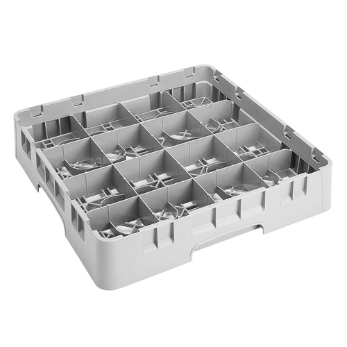 CAMBRO | CAMRACK® - Mukipesukori 1/1 - 16 lokeroa - 500x500mm - Harmaa