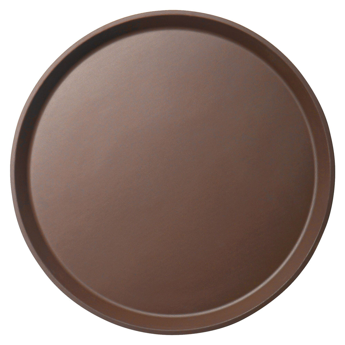 (6 kpl) CAMBRO | CAMTREAD® - Lasikuitualusta - pyöreä - ø 450mm - korkea profiili - ruskea