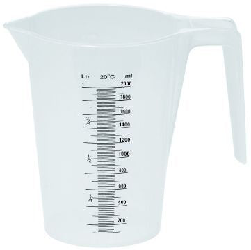 Mittakannu - 2,0 l - Ø 148 mm - avokahva