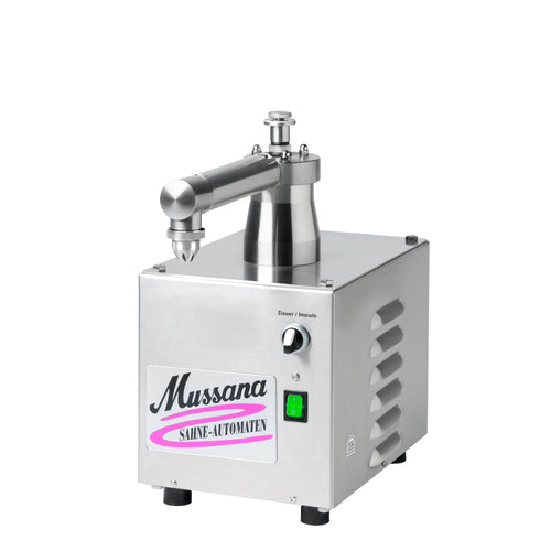 MUSSANA | MINI - Commercial Whipped Cream Machine – 2 L – 230 V – No Refrigeration