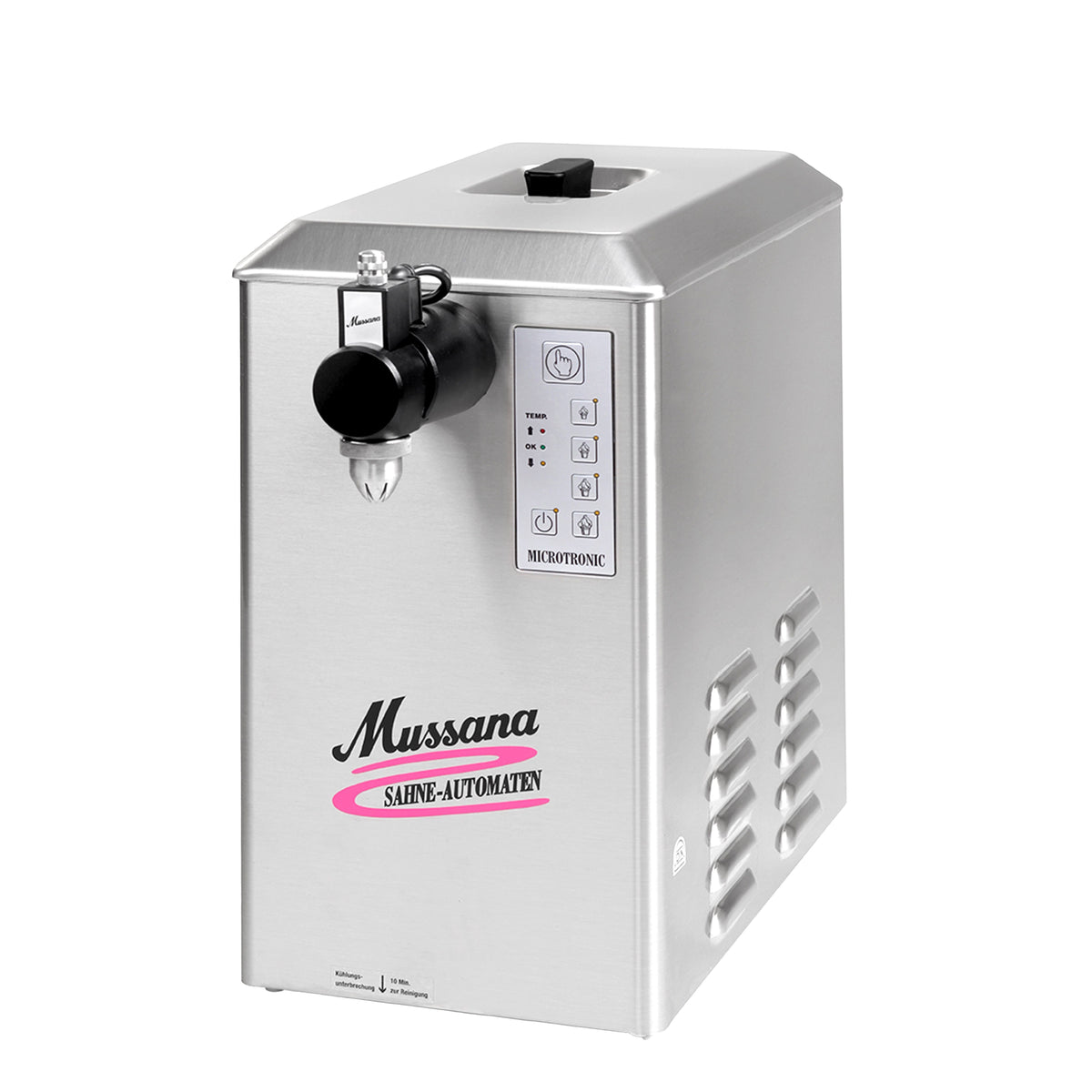 MUSSANA | LADY - Commercial Whipped Cream Machine – Refrigerated – 6 L – 230 V
