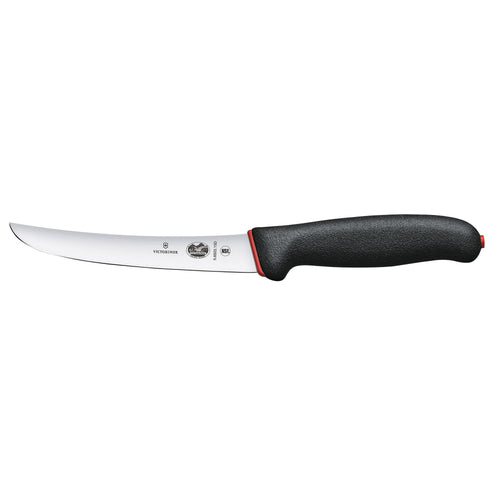 VICTORINOX | Fibrox Boning Knife – Straight Edge - 15 cm Blade - Black/Red Handle