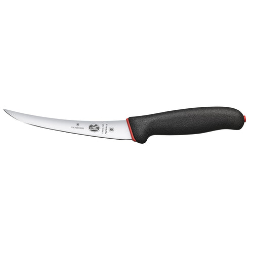 VICTORINOX | Fibrox Dual‑Grip Boning Knife – 15 cm Blade - Black/Red Handle