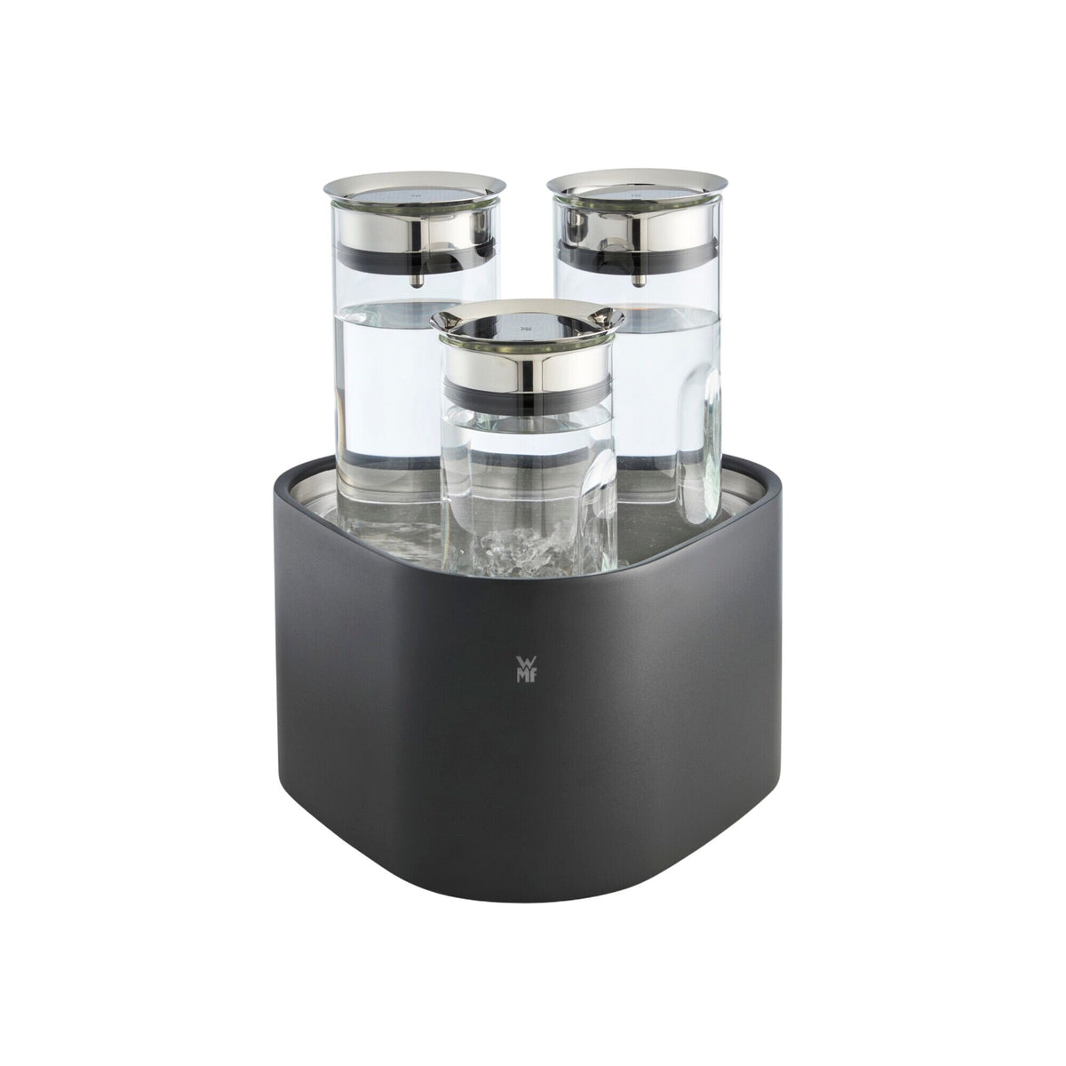 WMF | Diva Bottle Cooler – Black - Double-Walled Cromargan® Stainless Steel - 3–6 Bottles