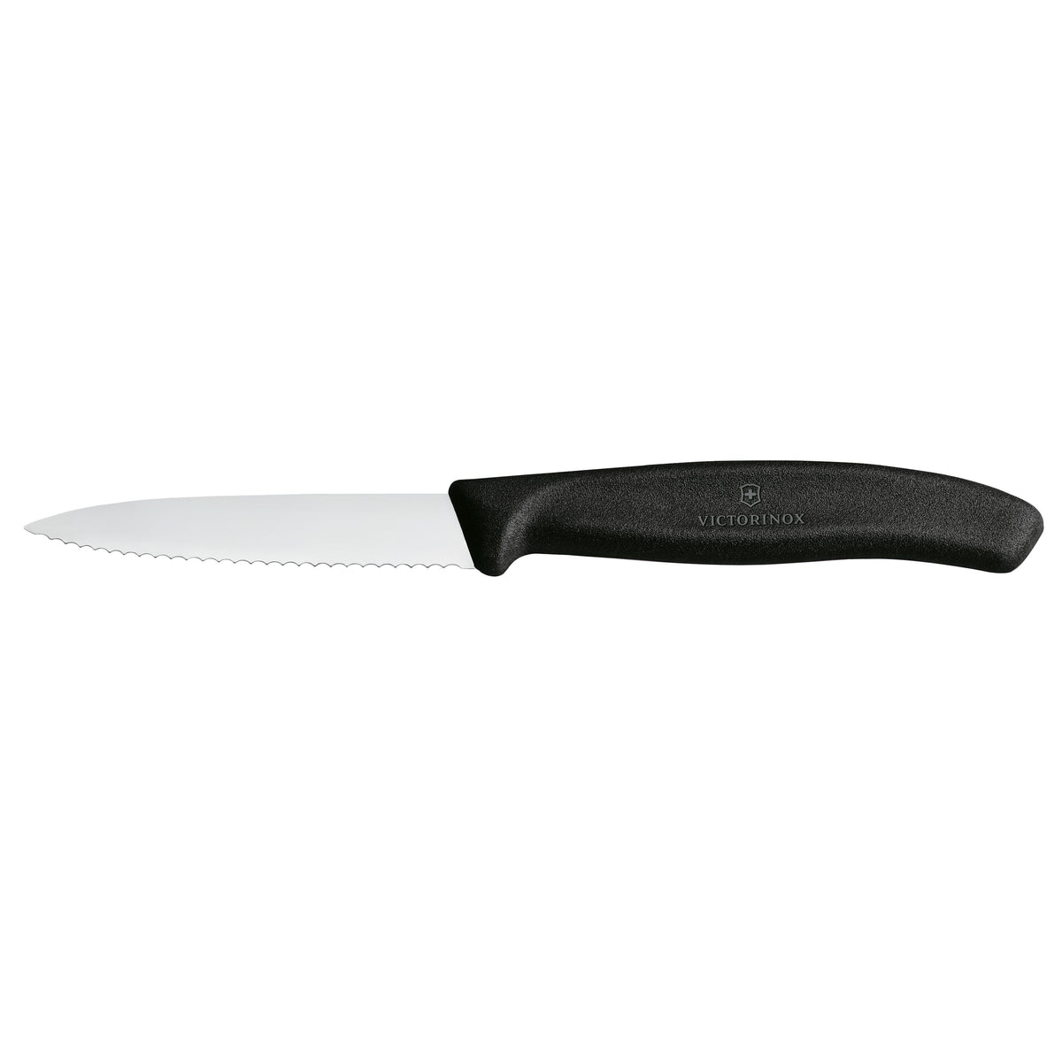 VICTORINOX | SWISS CLASSIC - Kuorimaveitsi hammastetulla terällä - Terä: 80mm