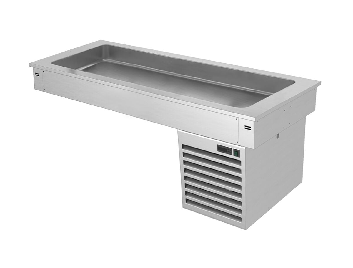 Upotettava kylmäallas - 1460 mm - +2–+8 °C - 4 GN 1/1-astiaa - 390 W