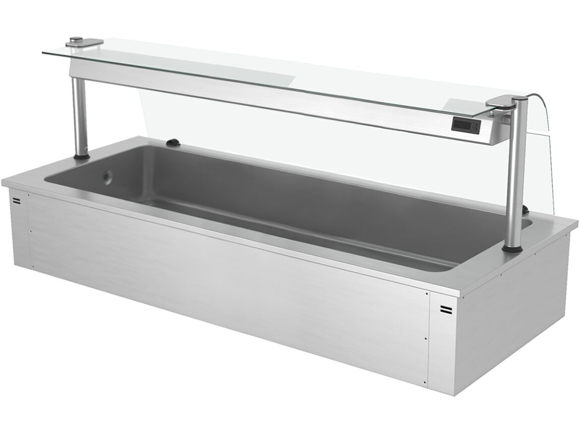 Upotettava jäätelöallas - 2110 mm - 6 GN 1/1-astiaa - 250 l