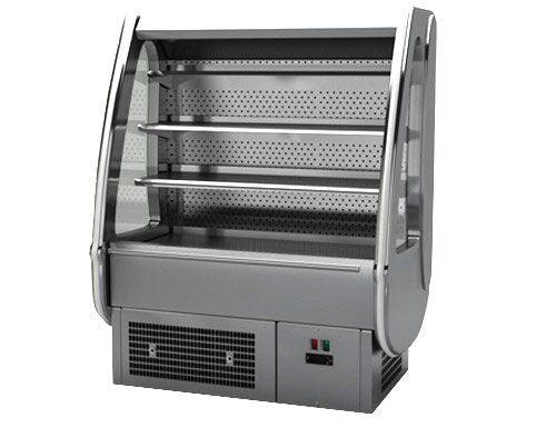 Kylmähylly - 600 mm - +4 – +10 °C - mukana 3 hyllyä - sis. yöverho