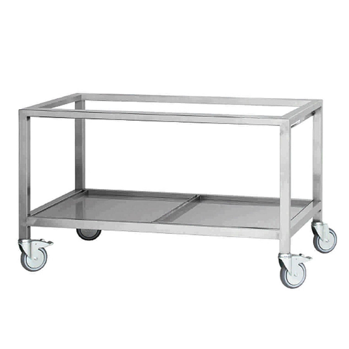 Mobile Open Stand  L Series - 1528x600x810mm - with Wheels - for Lamb & Suckling Pig Grills LGM & LEM