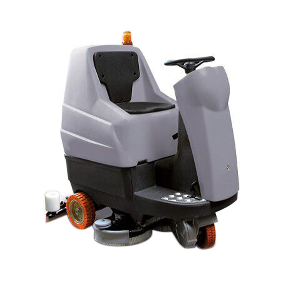 Ride-On Industrial Scrubber Dryer - Work Rate 3780 m²/h - Scrub Width 750mm - Tanks 130L/155L - incl. charging cable