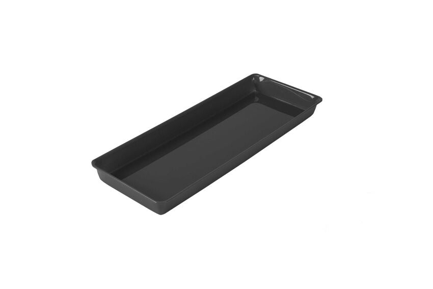 Display Bowl - Plastic - 530x200x40mm - Black - rectangular