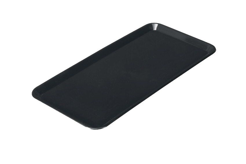 Serving Platter - Plastic - 400x200x18mm - Black - rectangular